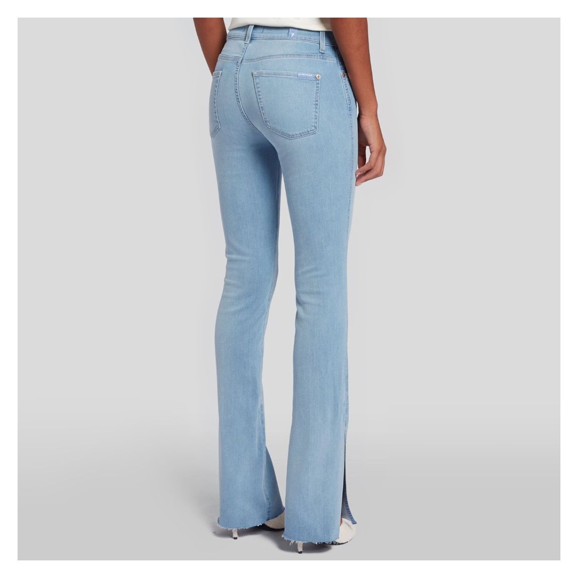 Light Blue Bair Tailorless Bootcut Stretch Jeans main product photo