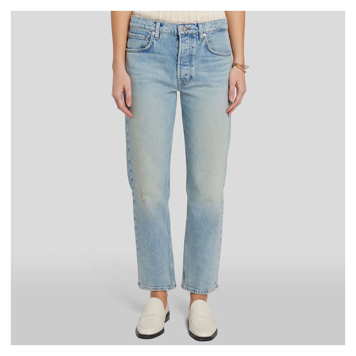 Light Wash Julia Boyfriend Stretch Jeans main product photo