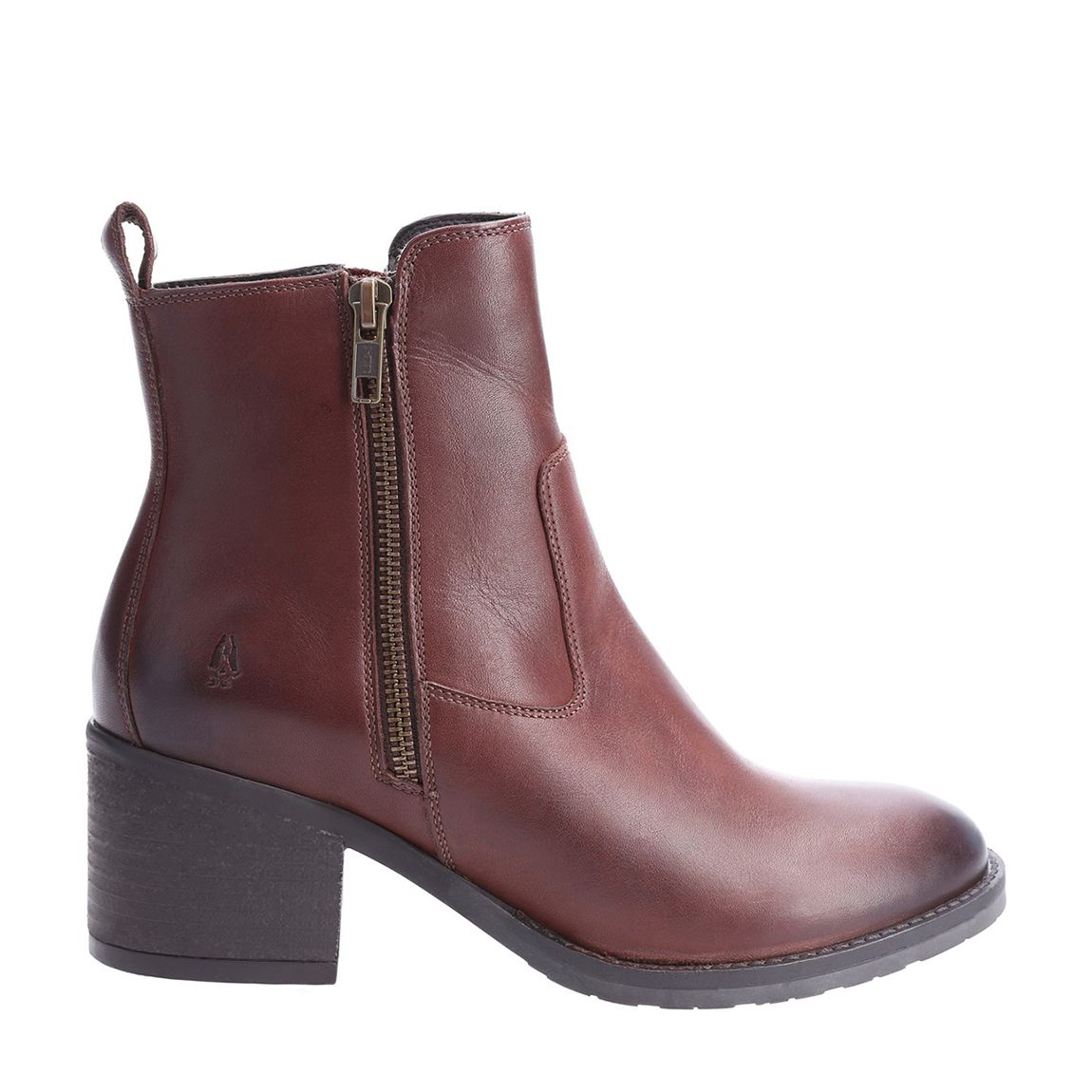 Women's Brown Helena Leather Ankle Boots main product photo