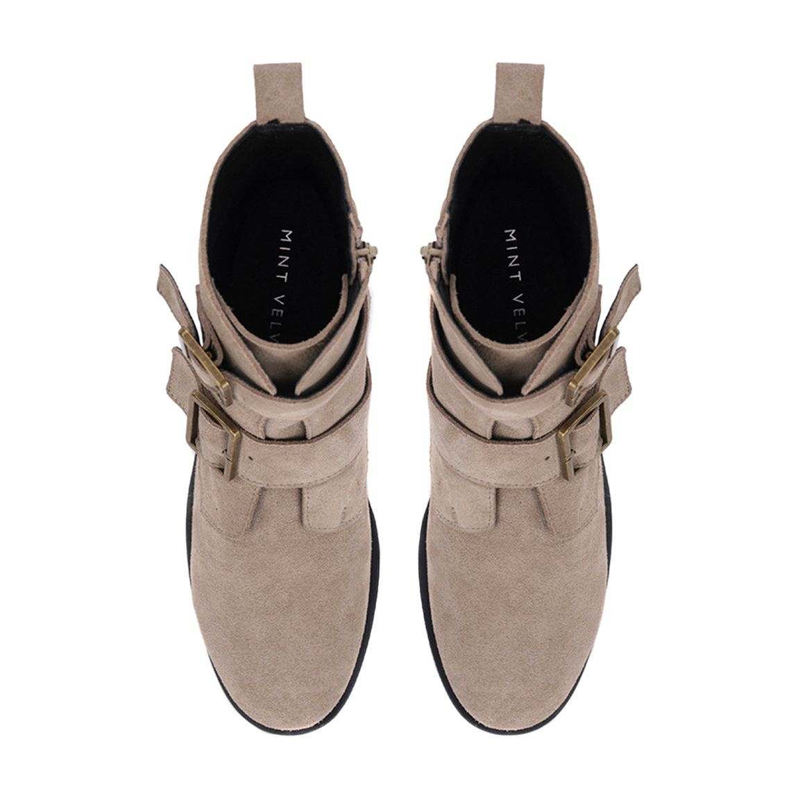 Beige Suede Boots main product photo