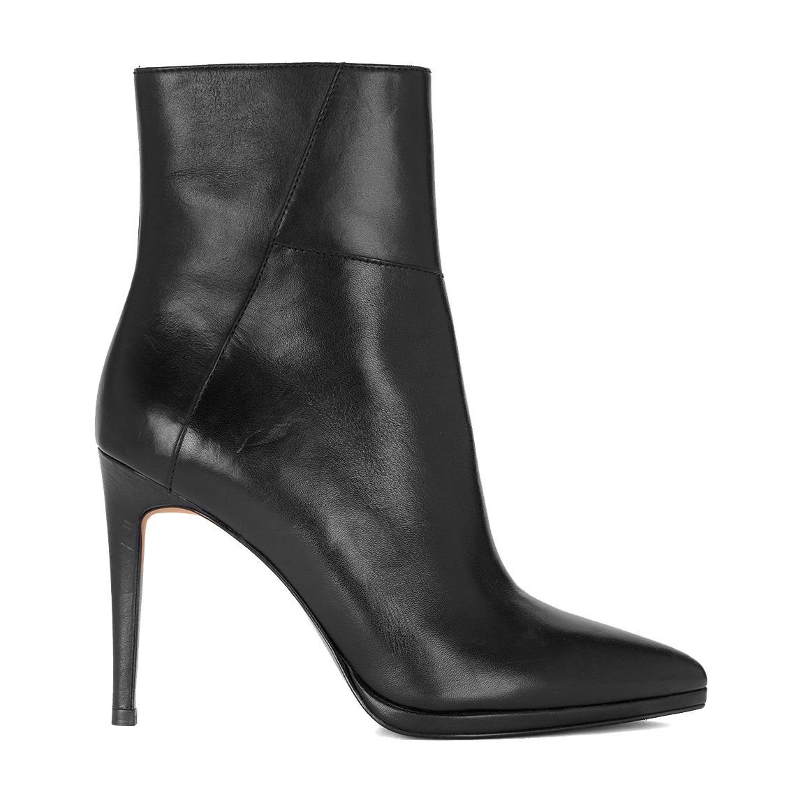 Black Leather Ankle Boots main product photo