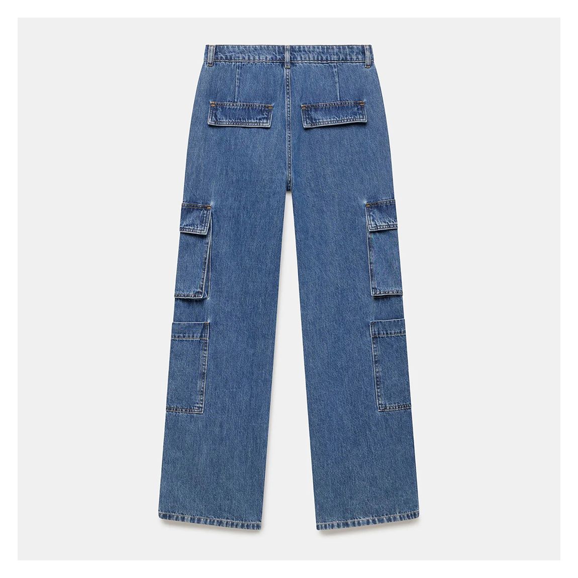 Indigo Cargo Pocket Jeans main product photo