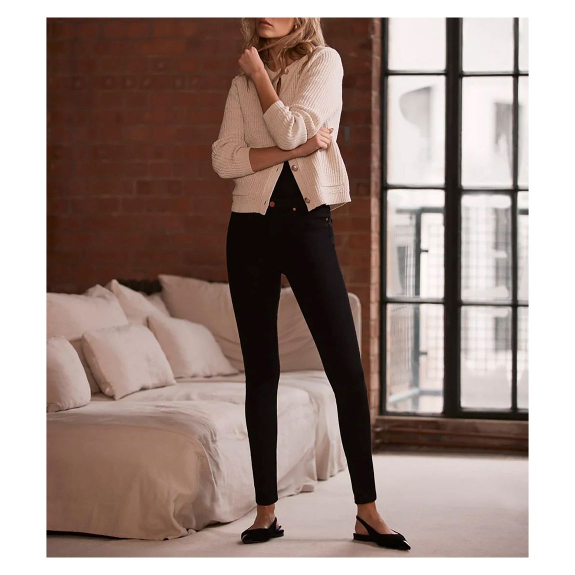 Black Maryland Black Skinny Jeans main product photo