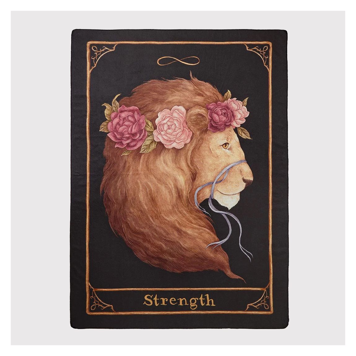 Jessica Roux Tarot Tales Strength Blanket Scarf main product photo