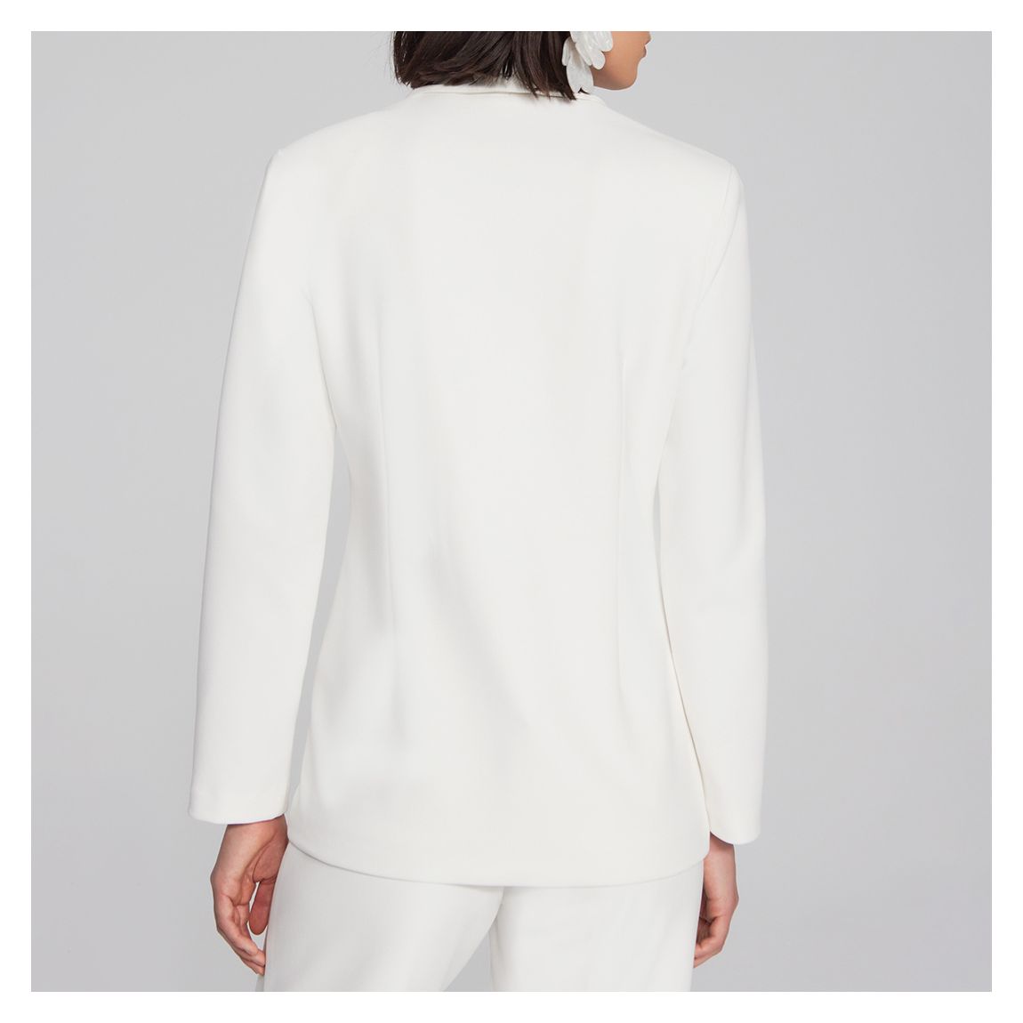 Cream Fitted Blazer main product photo