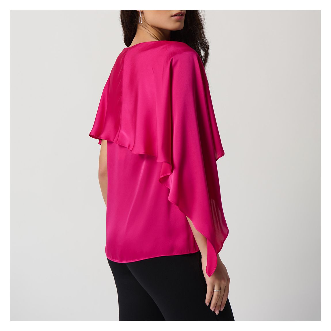 Pink Asymmetric Frill Top main product photo