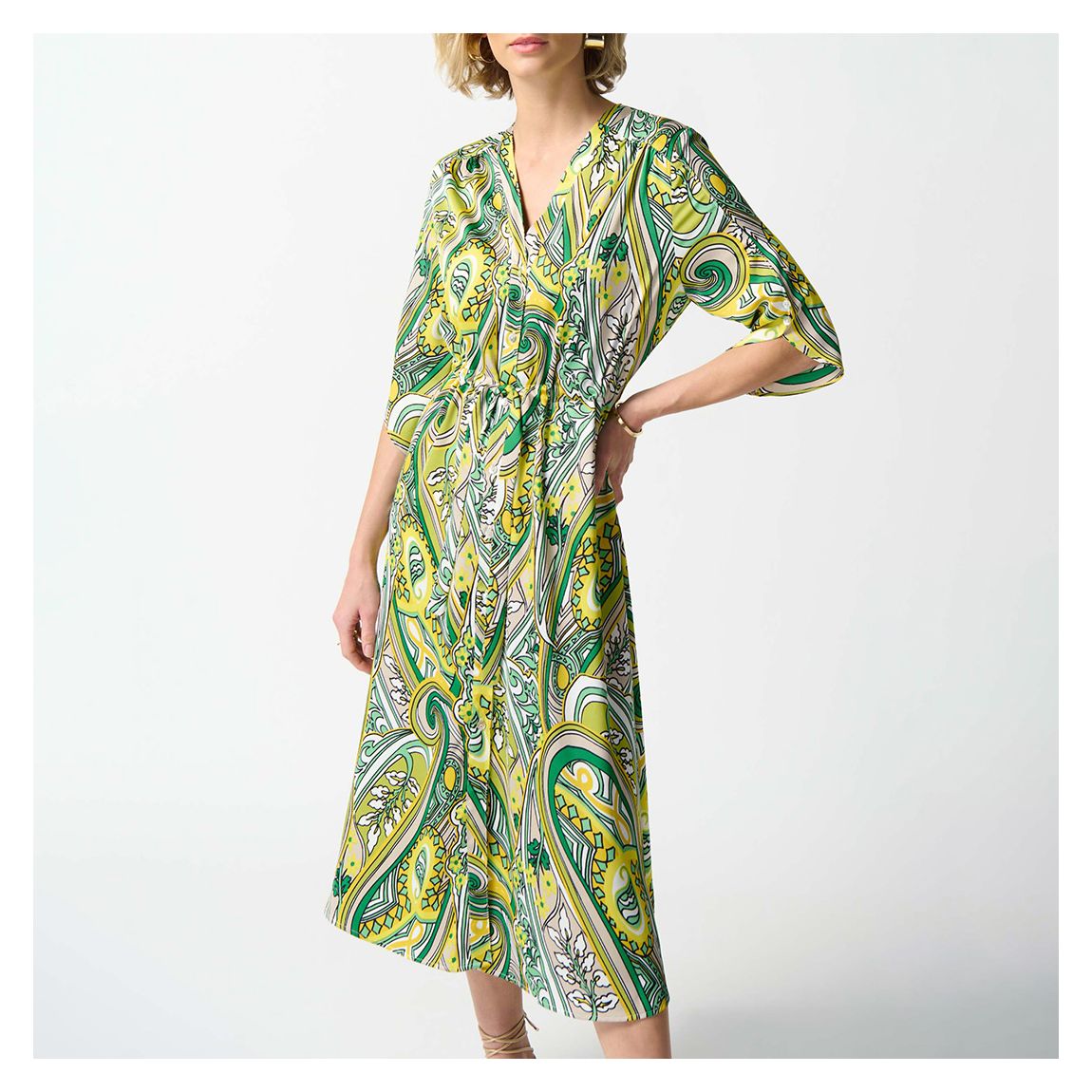 Green Flowy Dress main product photo