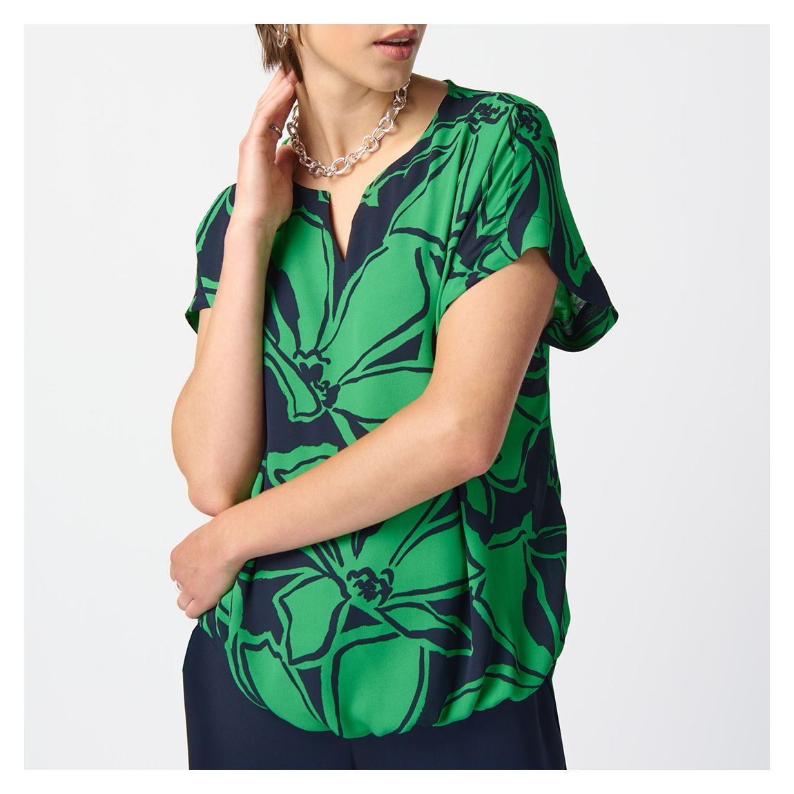 Green Printed Top main product photo