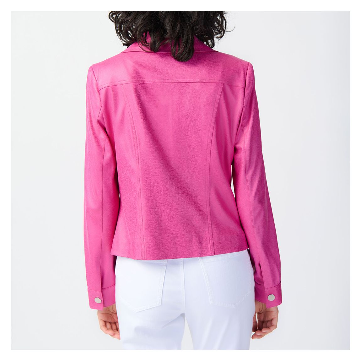 Pink Zip Biker Jacket main product photo