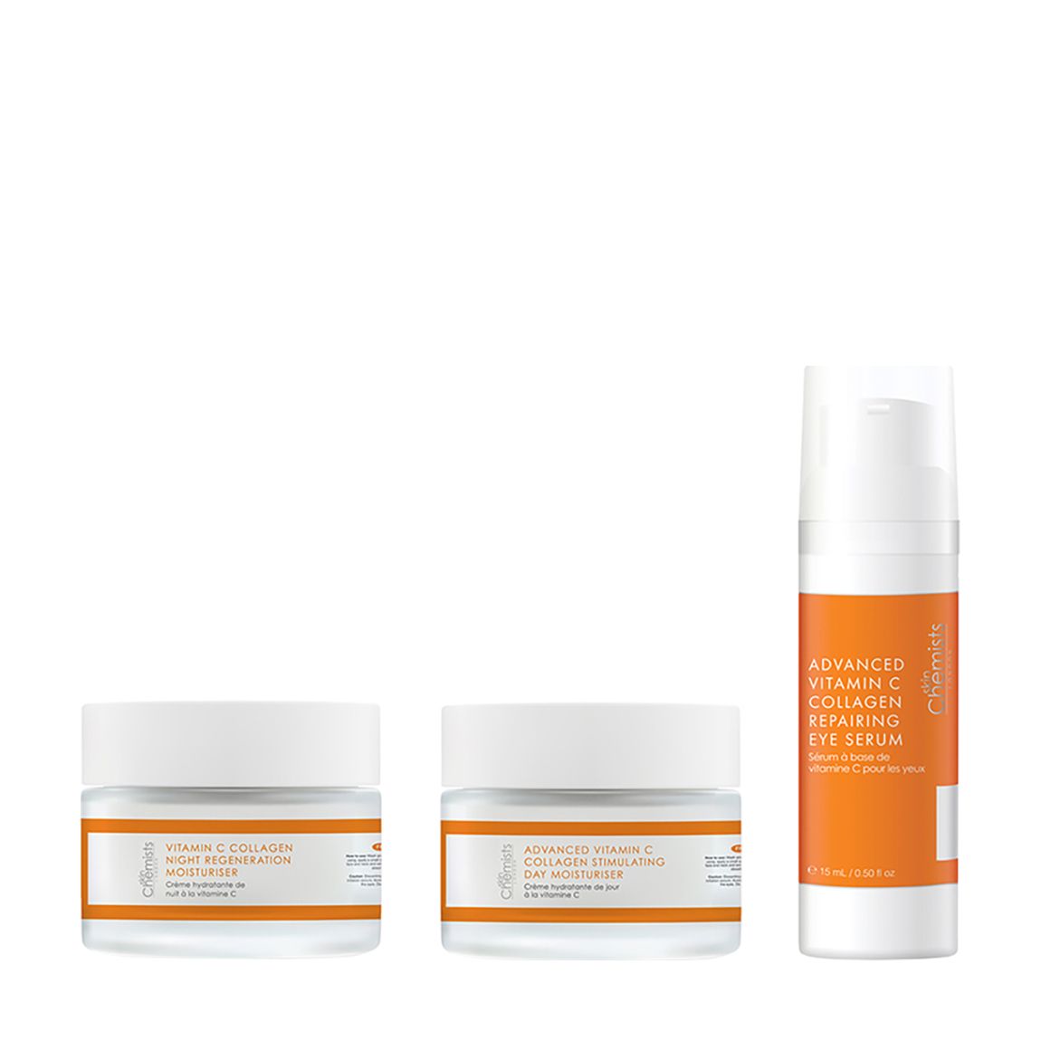 Vitamin C & Collagen Day & Night Moisturiser + Eye Serum Kit main product photo