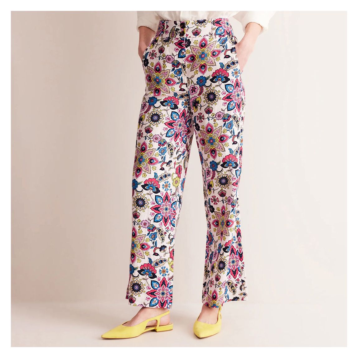 Multi Westbourne Linen Trousers main product photo