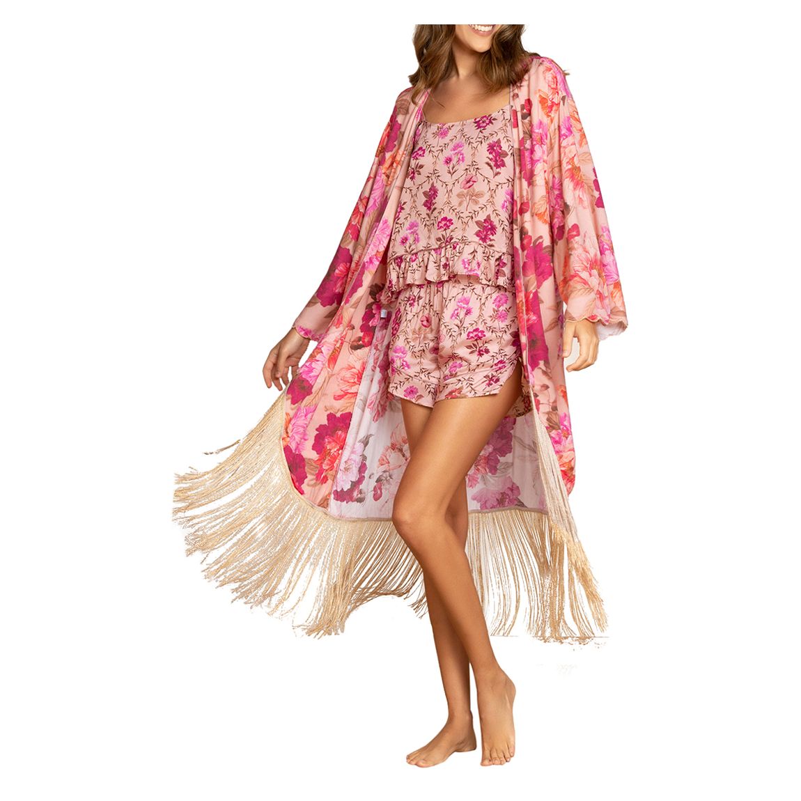 Pink Vintage Blossom Cala Robe main product photo