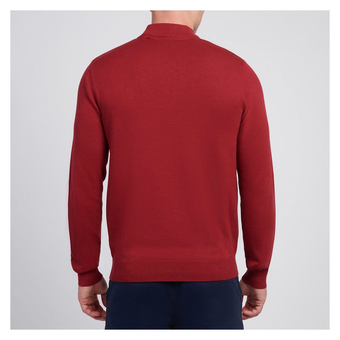 Red Roll Neck Cotton Top main product photo