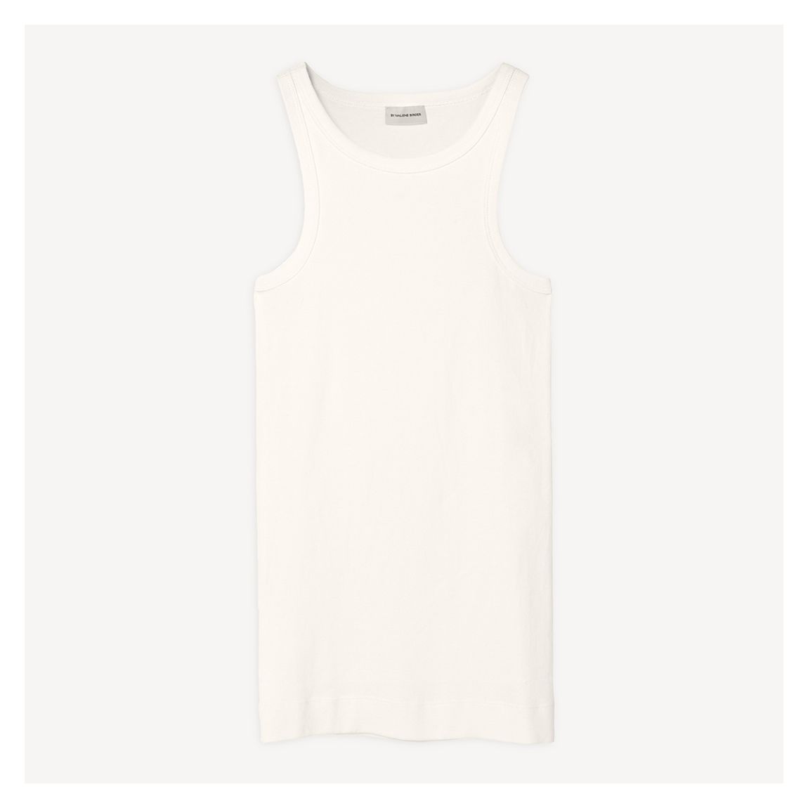 Cream Organic Cotton Amiee Tank Top main product photo
