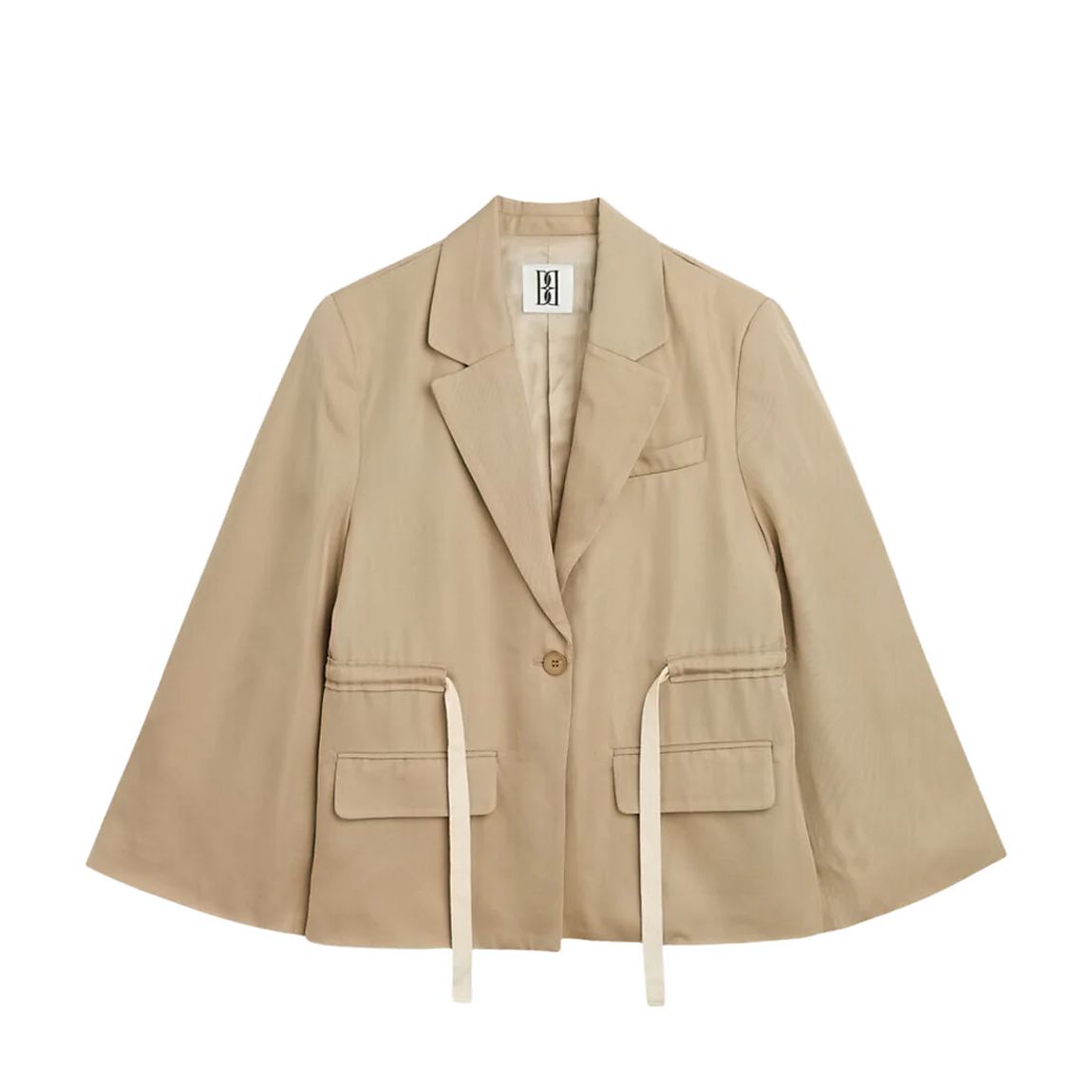 Beige Biento Drawstring Jacket main product photo