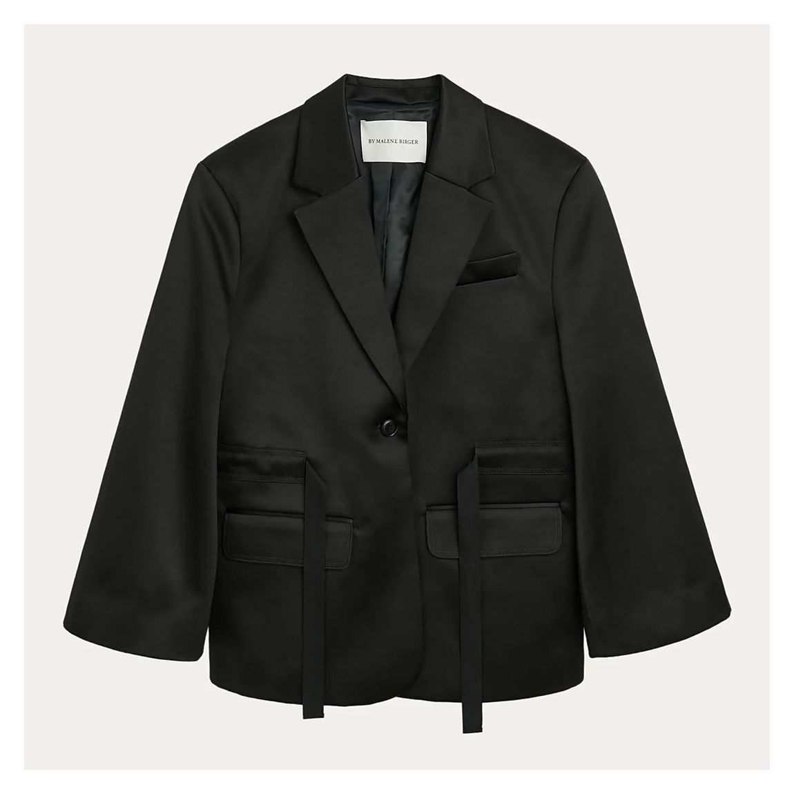 Black Biento Drawstring Jacket main product photo