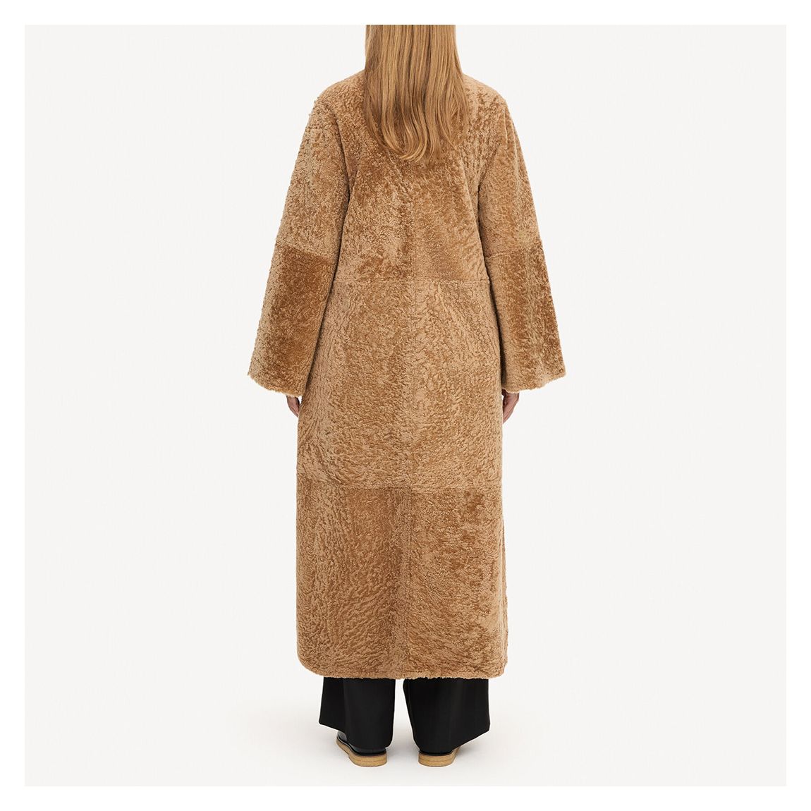 Brown Leather Fur Sandras Reversible Jacket main product photo