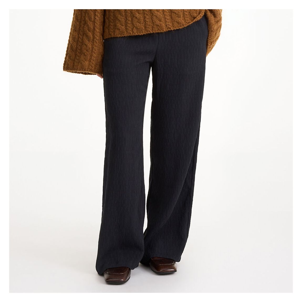 Black Darja Straight Trouser main product photo