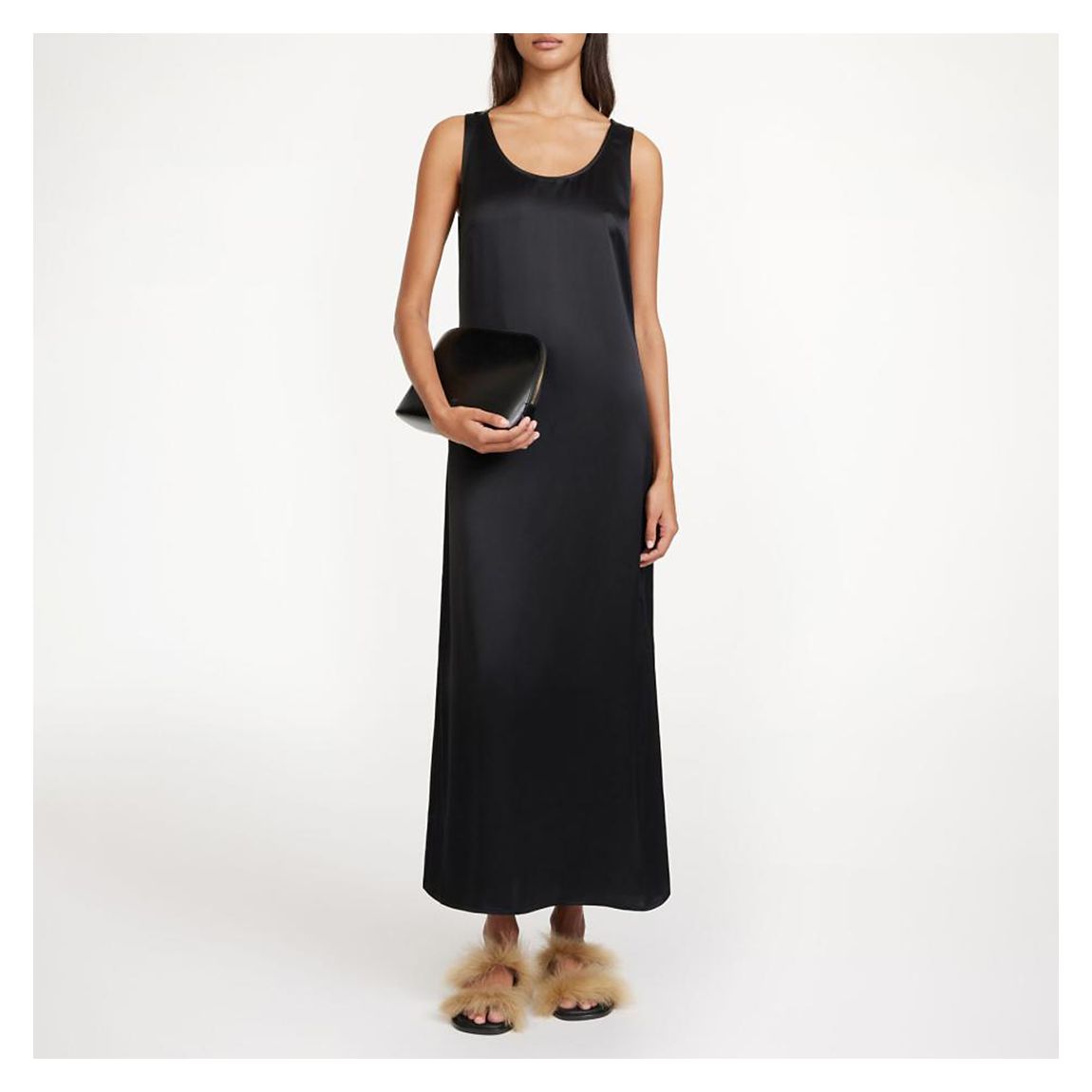 Black Jerrica Sleevless Maxi Dress main product photo