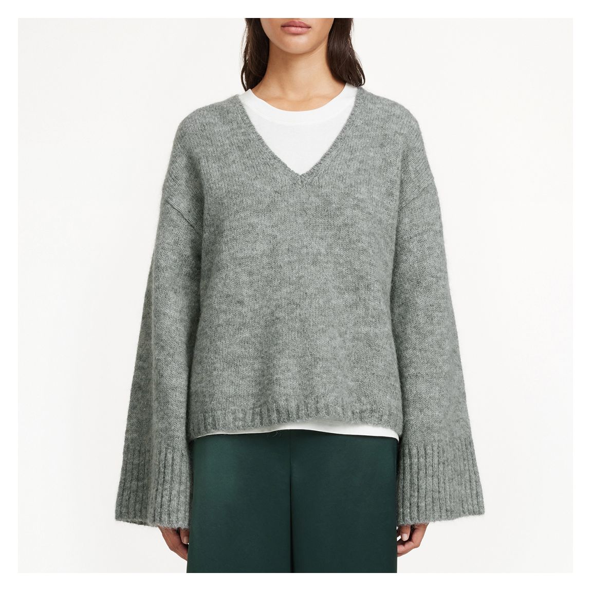 Grey Wool Blend Cimone Jumper main product photo