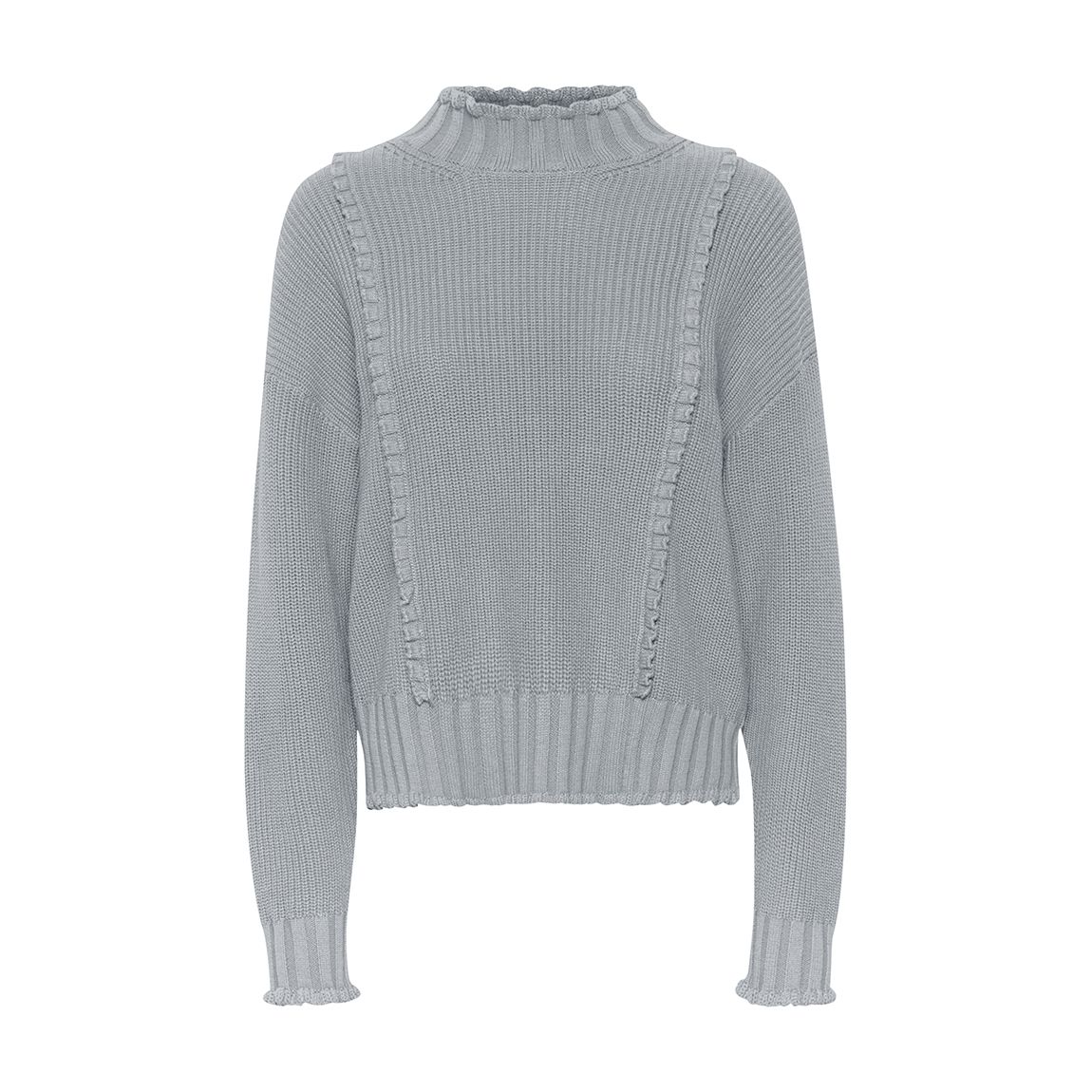 Grey High Neck Elyssa Jumper main product photo