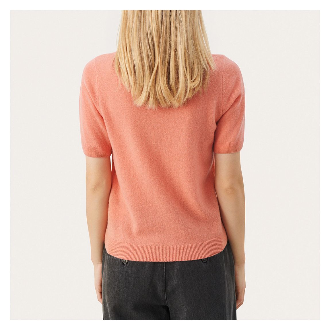 Pink Cashmere Everlotta Short Sleeve Jumper main product photo