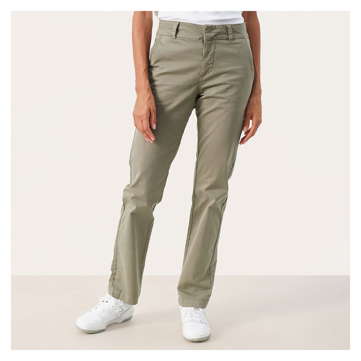 Green Soffyn Straight Trouser main product photo