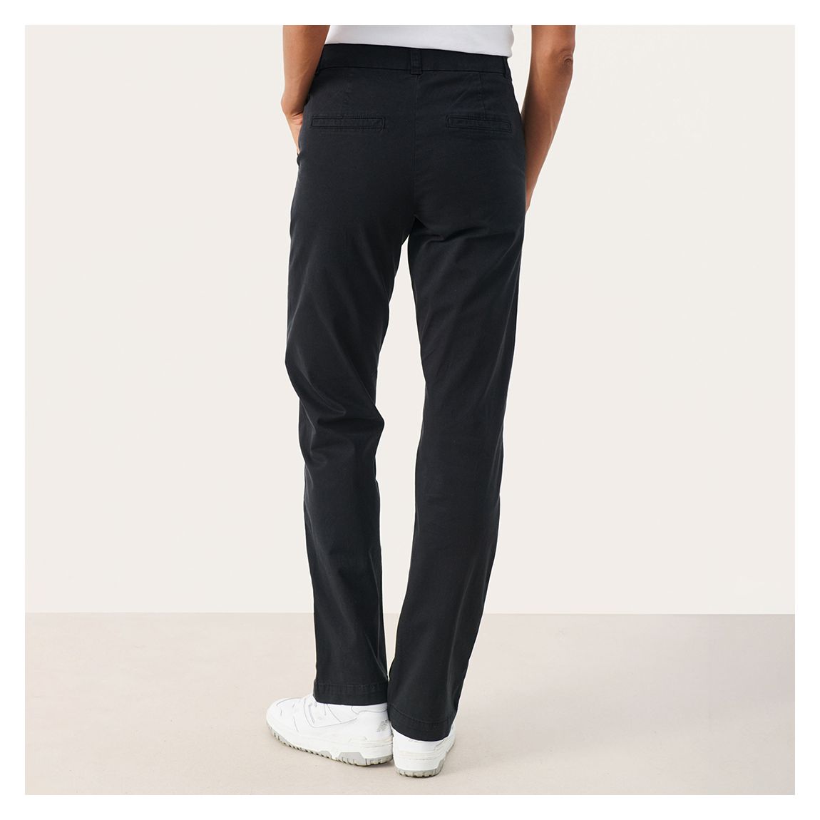 Navy Soffyn Straight Trouser main product photo