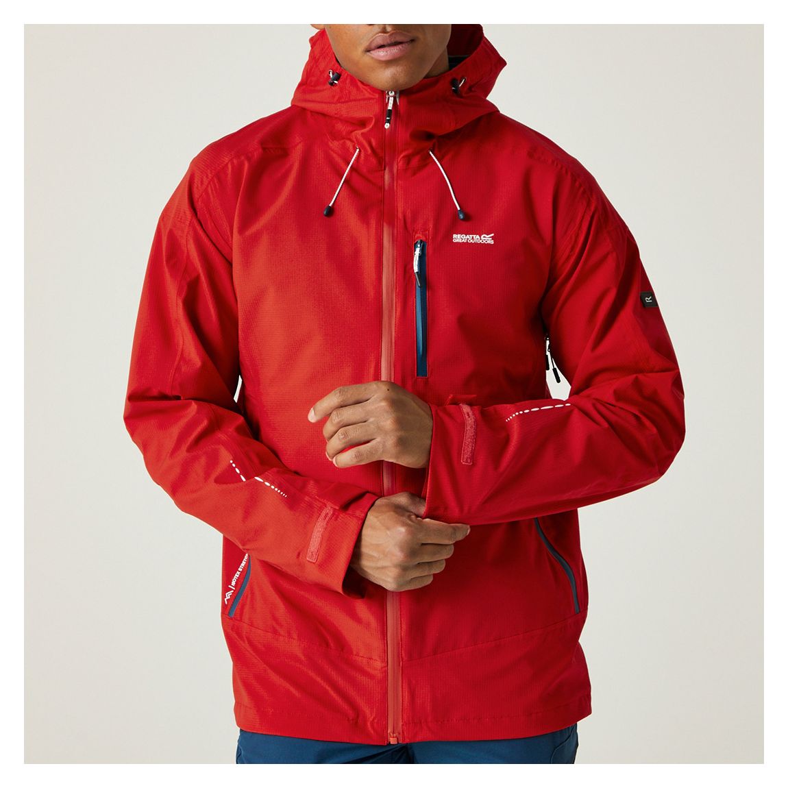 Red Okara Waterproof Jacket main product photo