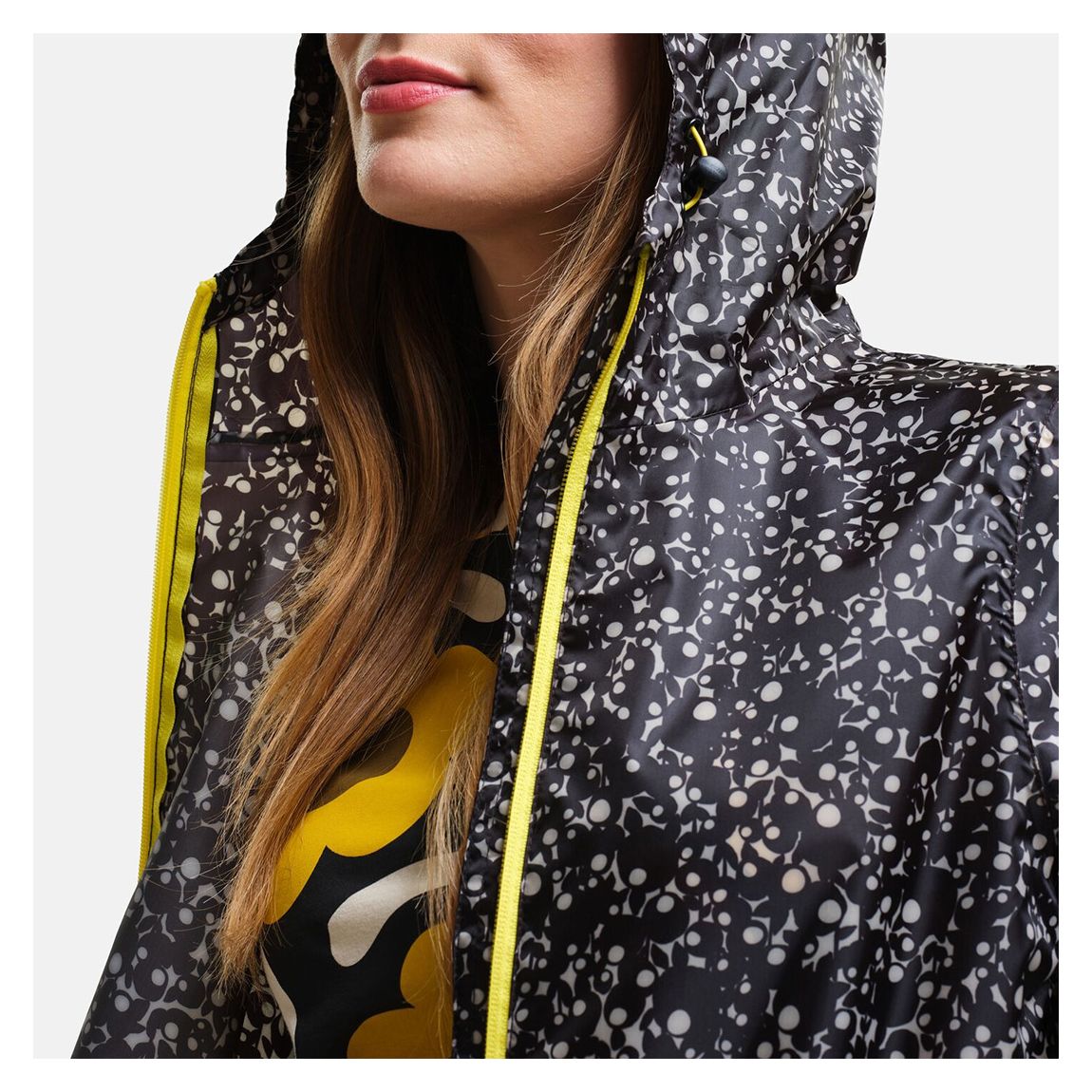 Black Orla Kiely Waterproof Jacket main product photo