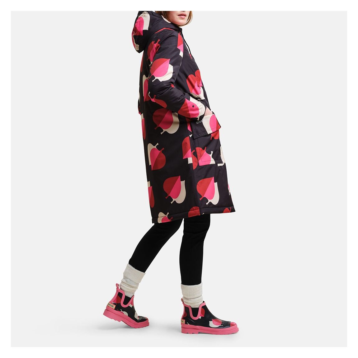 Pink Orla Kiely Waterproof Jacket main product photo