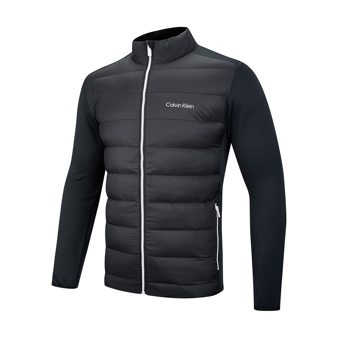 Black/White Calvin Klein Quilted Jacket main product photo