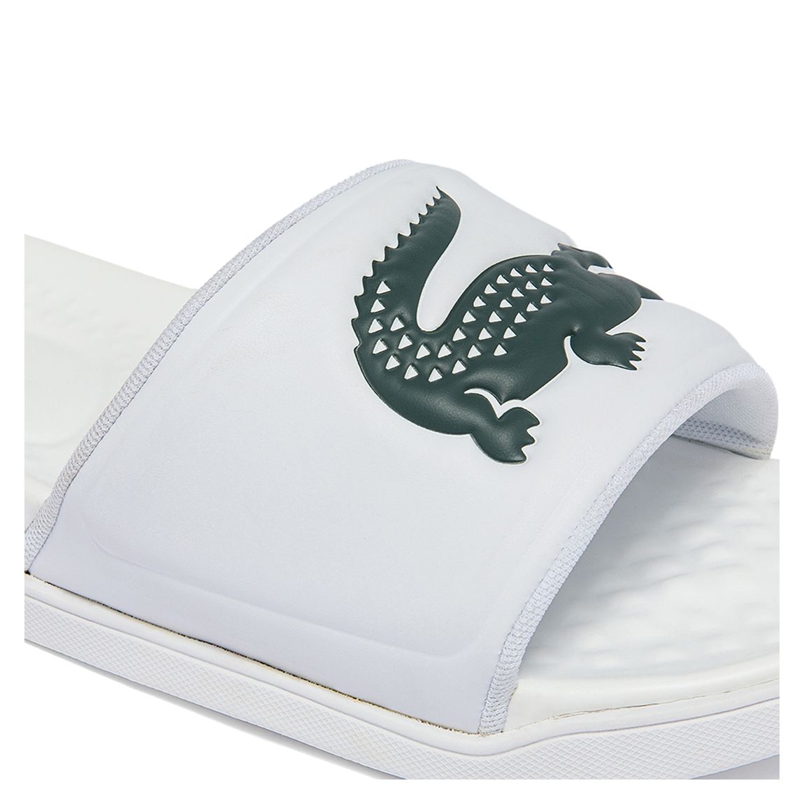 Women's White Croco Dualiste Slides main product photo