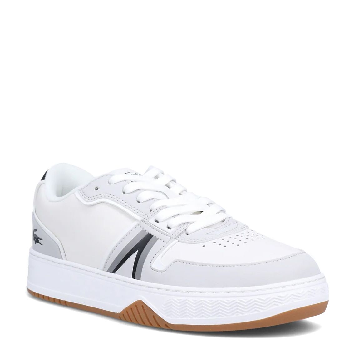 Women's White/Black L001 Leather Trainers main product photo