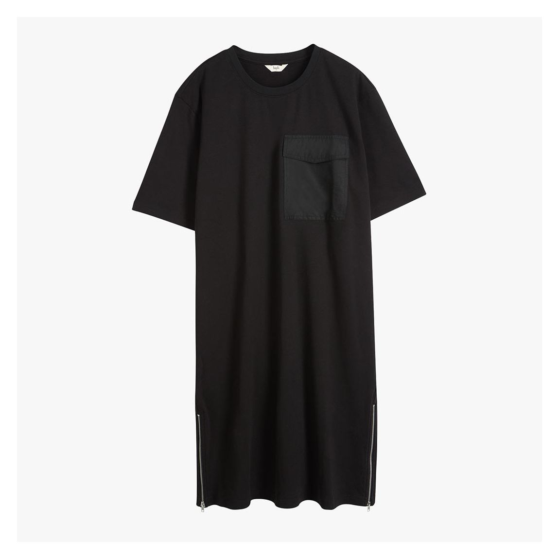 Black Abbie T-Shirt Dress main product photo
