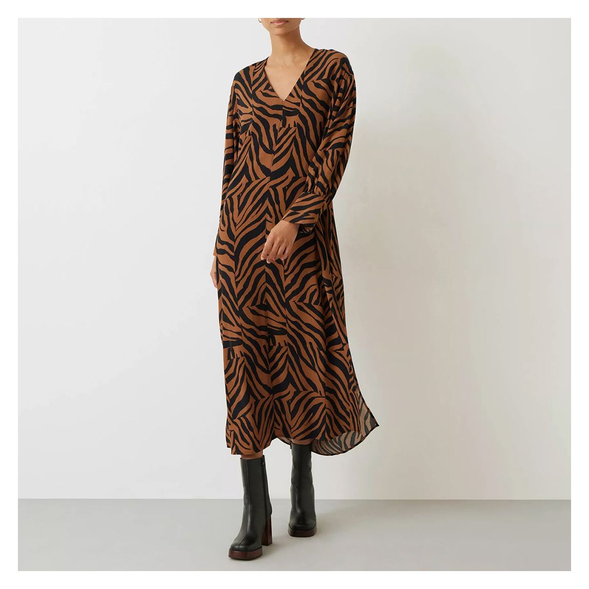 Brown Zebra Lauren Dress main product photo
