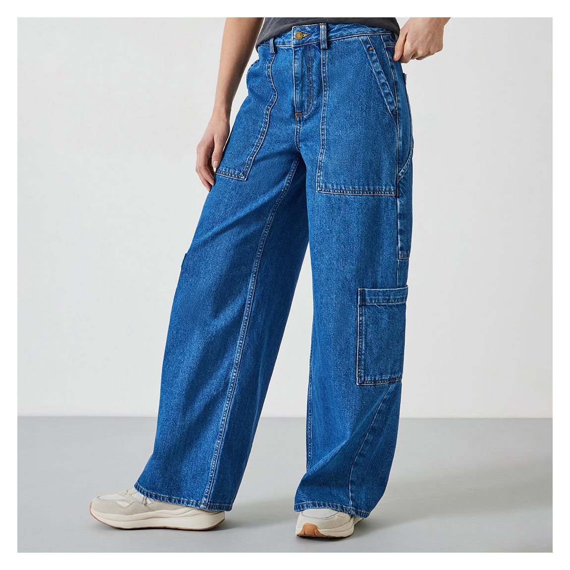 Blue Denim Charli Cotton Jeans main product photo