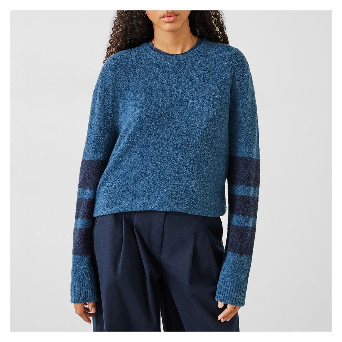 Blue Bellata Wool Blend Jumper main product photo