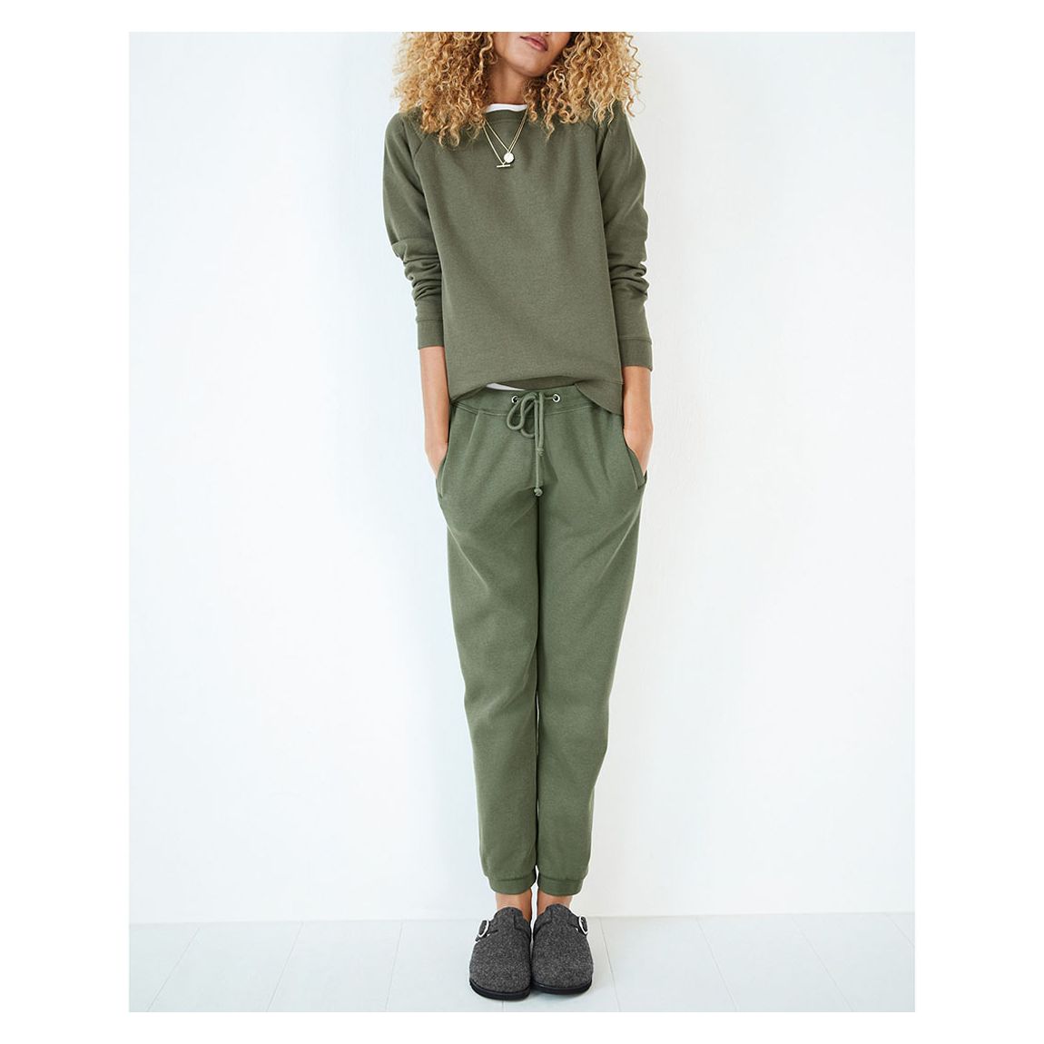 Khaki Finoula Jogging Bottoms main product photo