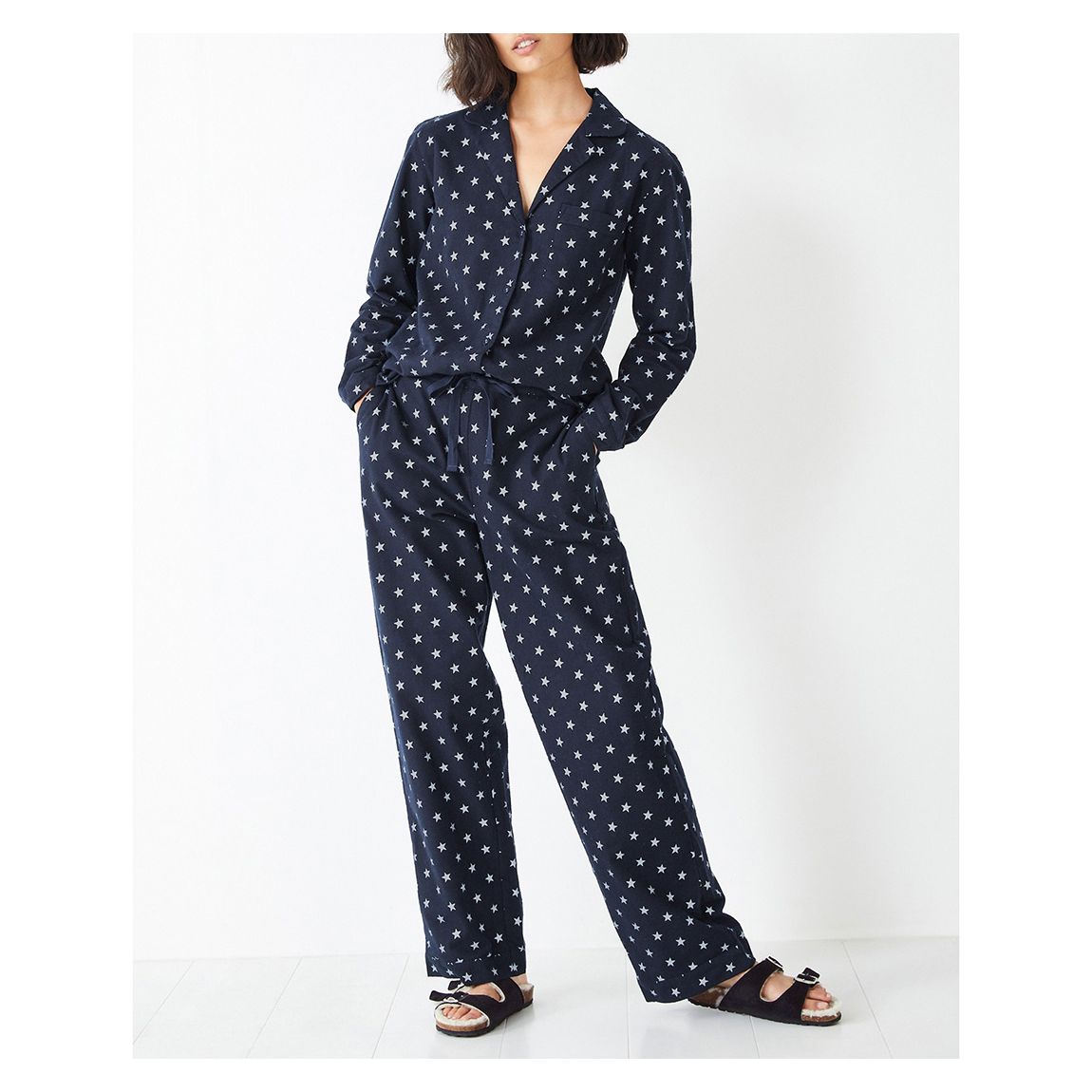 Navy/Silver Joy Cotton Pyjama Set main product photo