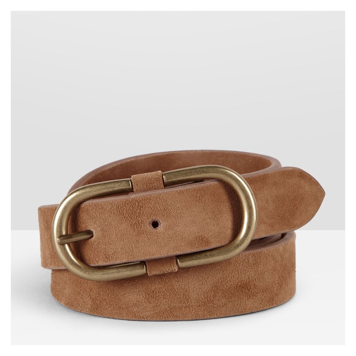 Brown Ivy Suede Leather Belt main product photo