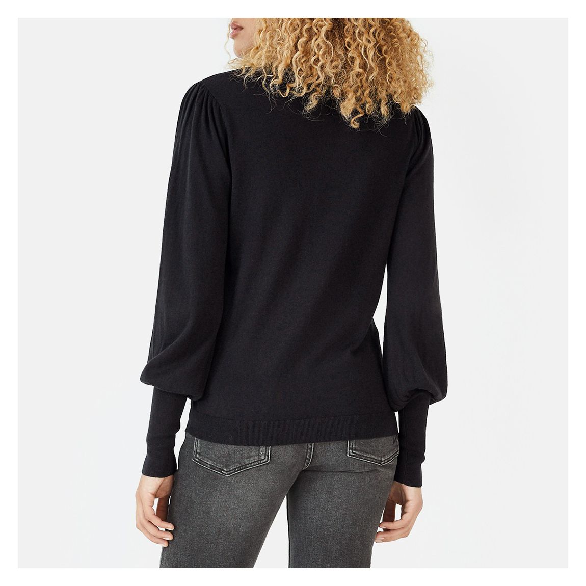 Black Ember Wool Blend Jumper main product photo