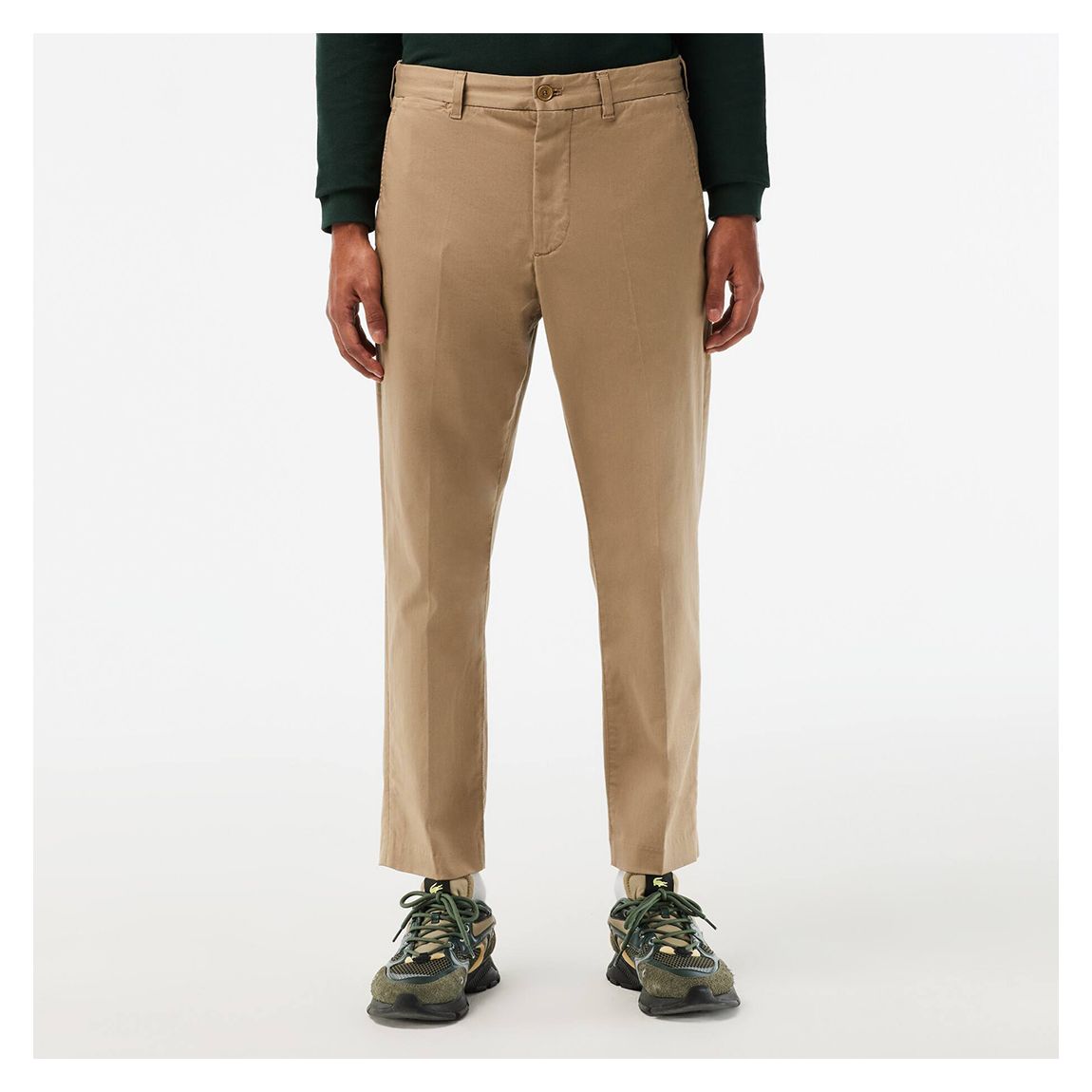 Beige Straight Trousers main product photo