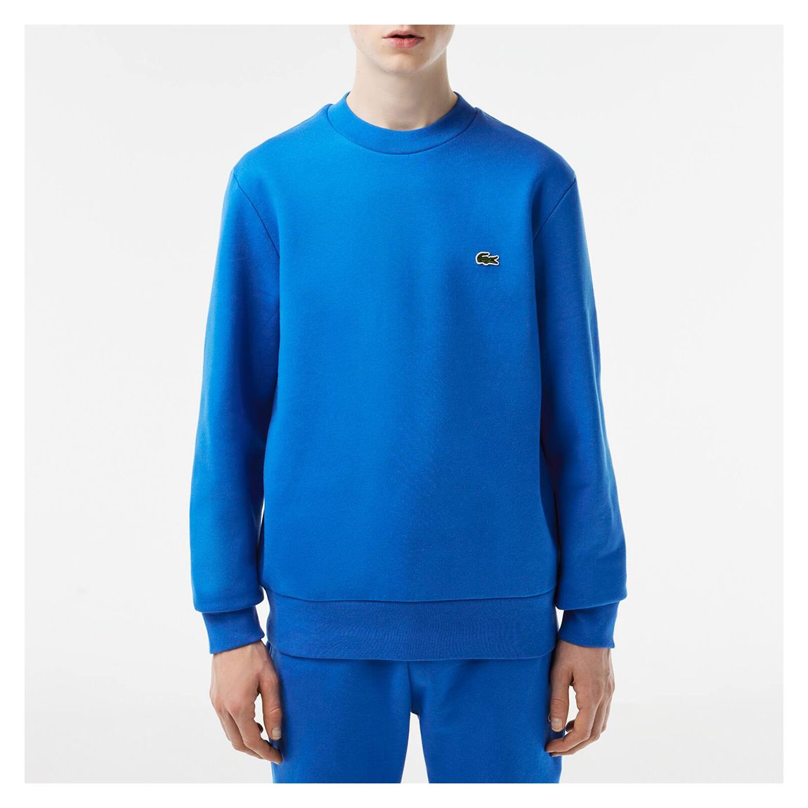Bright Blue Crew Neck Sweatshirt main product photo