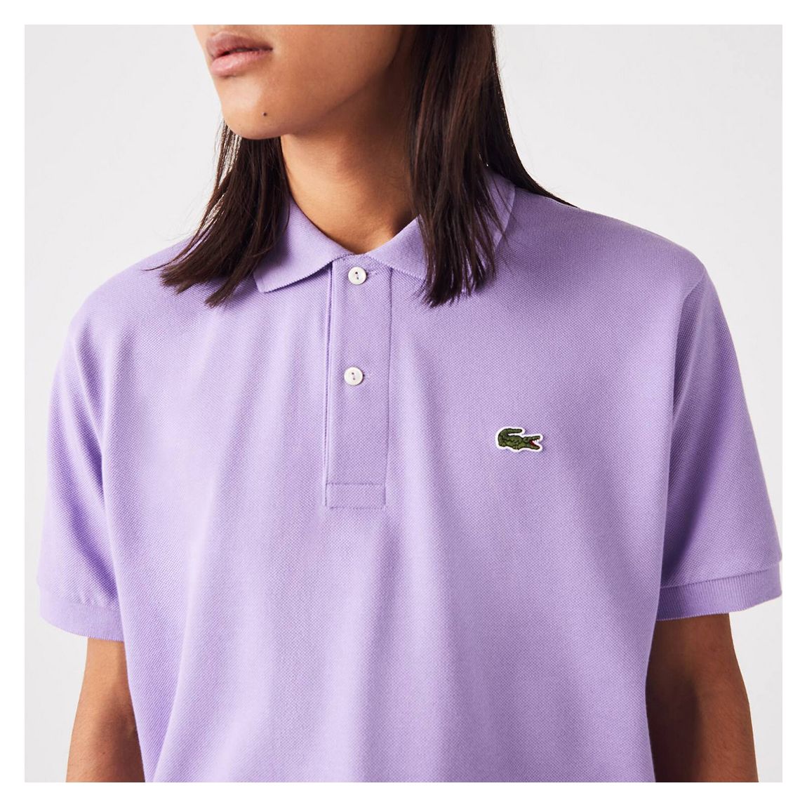 Lilac Short Sleeve Polo Shirt main product photo
