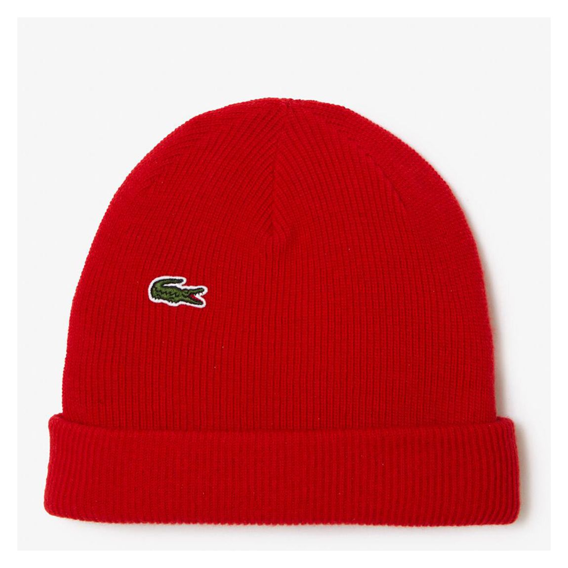 Red Ribbed Beanie main product photo
