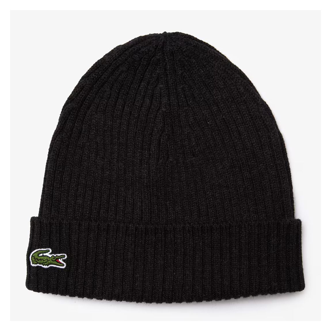 Black Ribbed Beanie main product photo