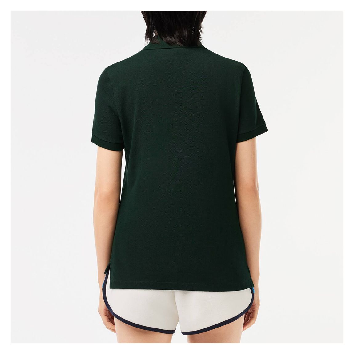 Dark Green Short Sleeve Cotton Polo Shirt main product photo