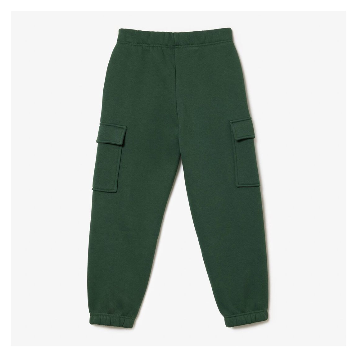 Kid Boy's Dark Green Cotton Blend Cargo Joggers main product photo