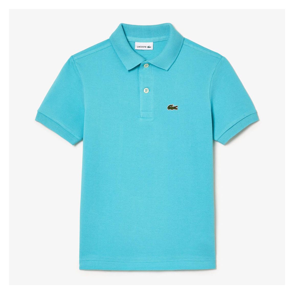 Teen Unisex Bright Blue Cotton Polo Shirt main product photo